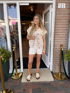 Beige Gilet | Frime Paris
