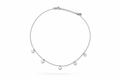 Stainless Steel Zilveren Ketting met Hartjes | Waterproof