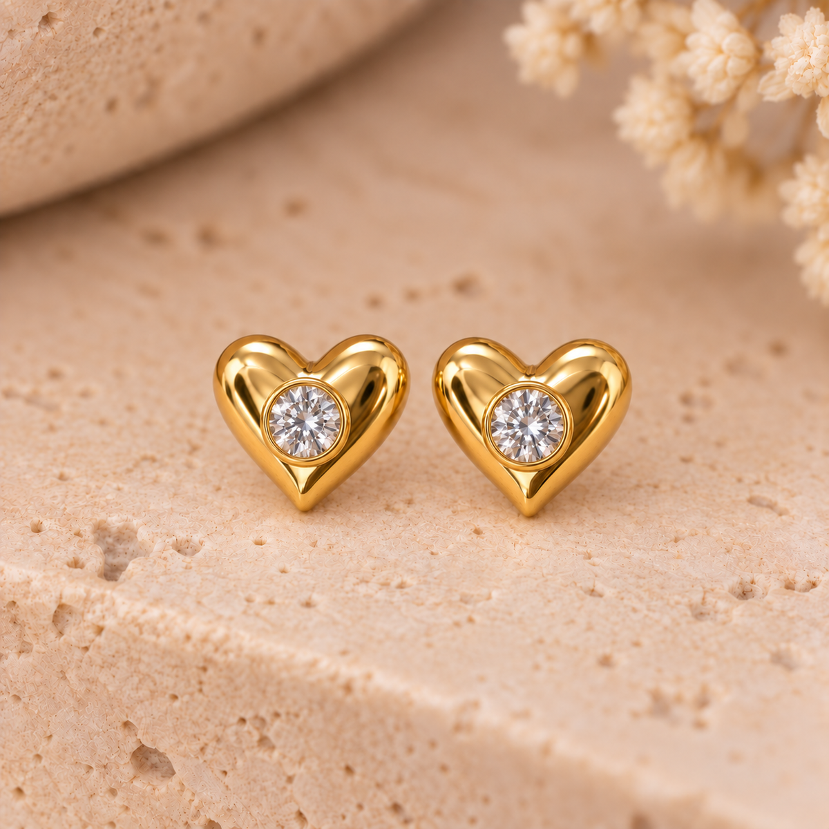 Oorknopjes goud stainless steel | diverse soorten