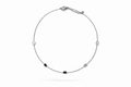 Stainless Steel Zilverkleurige Ketting met Ovale Details | Fijne Ketting