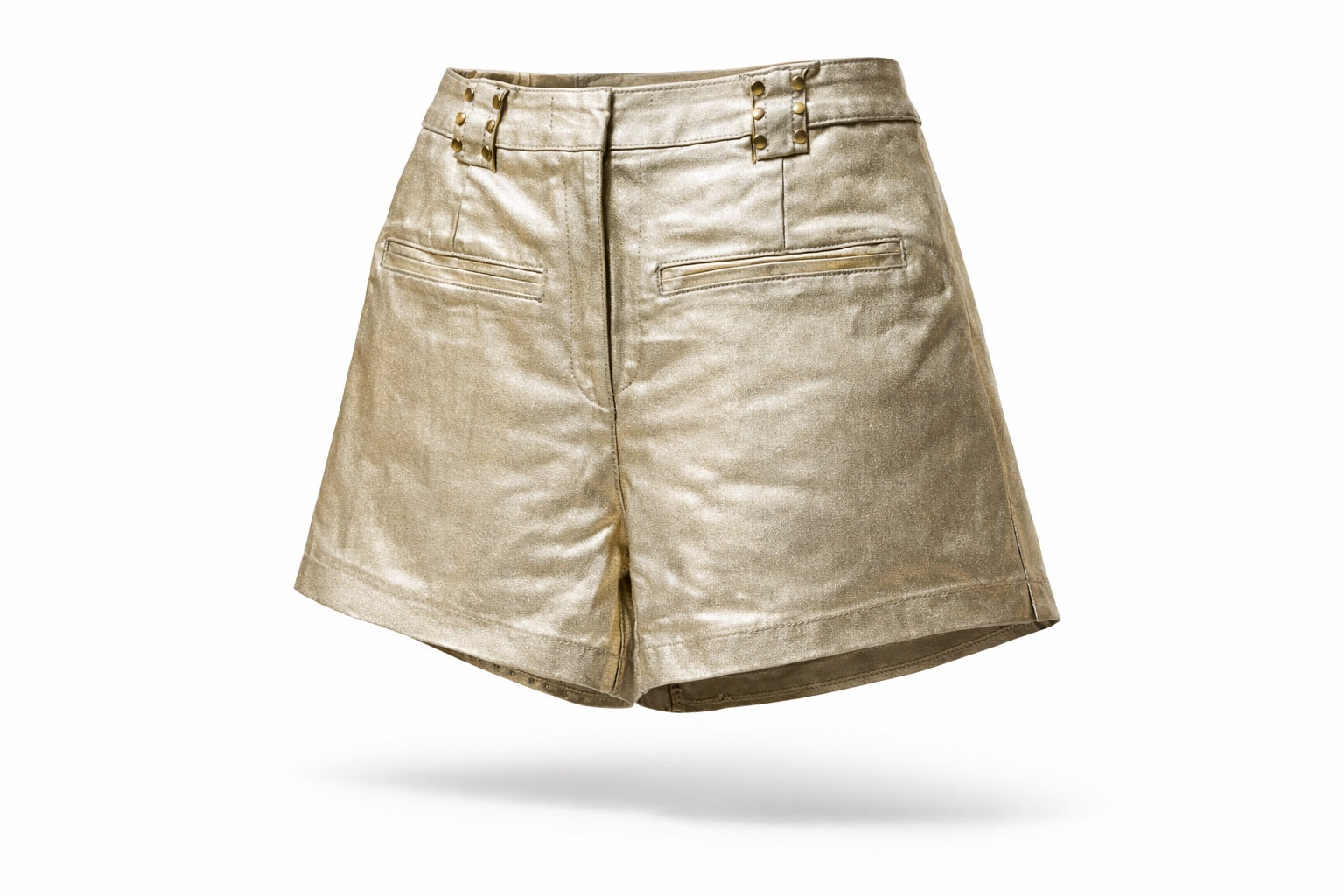 Gouden Short met Studs | Queen Hearts