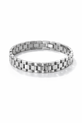 Zilverkleurige Schakel Armband Dames | Stainless Steel