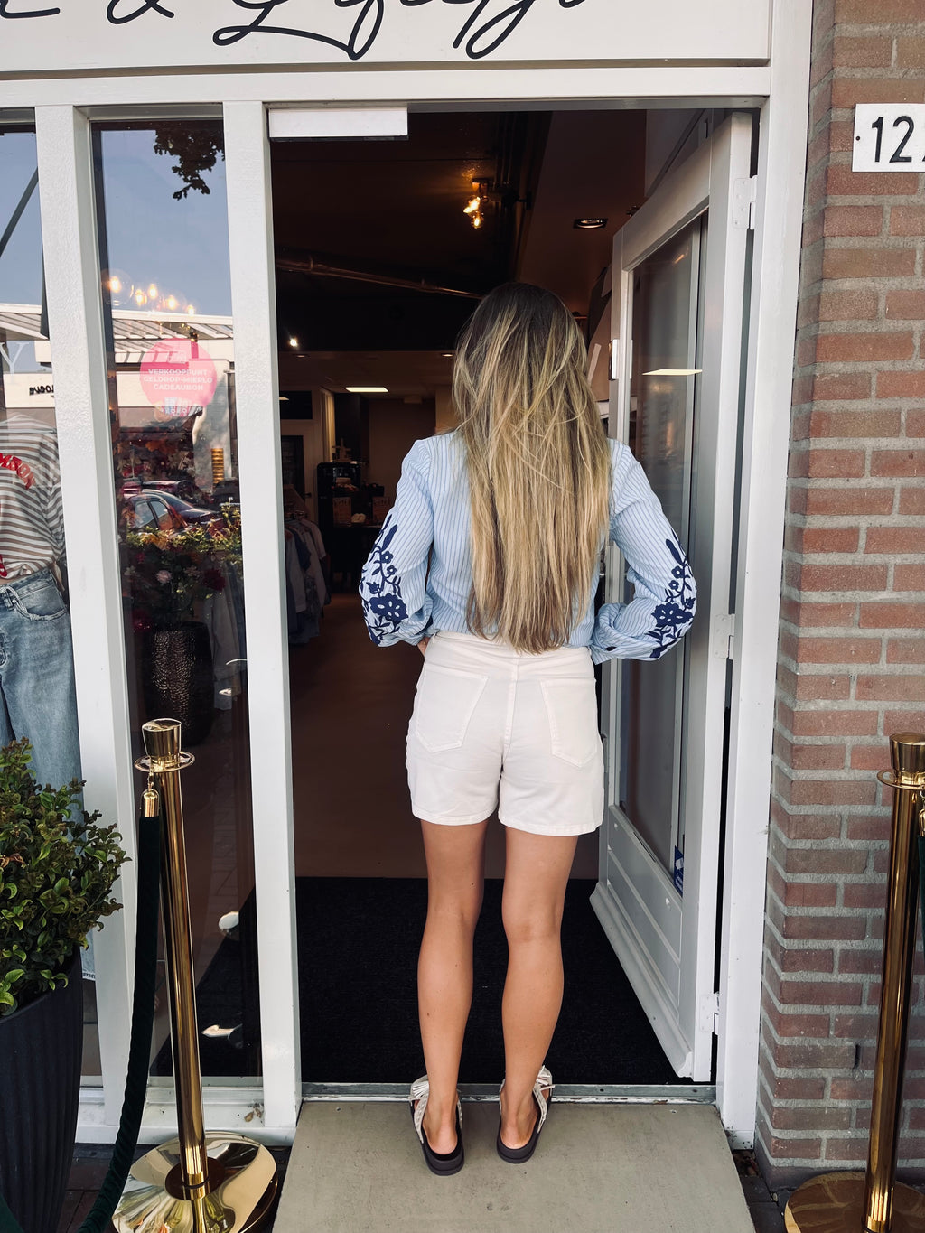 Blouse gestreept | By Clara