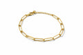 Goudkleurige Schakel Armband | Stainless Steel