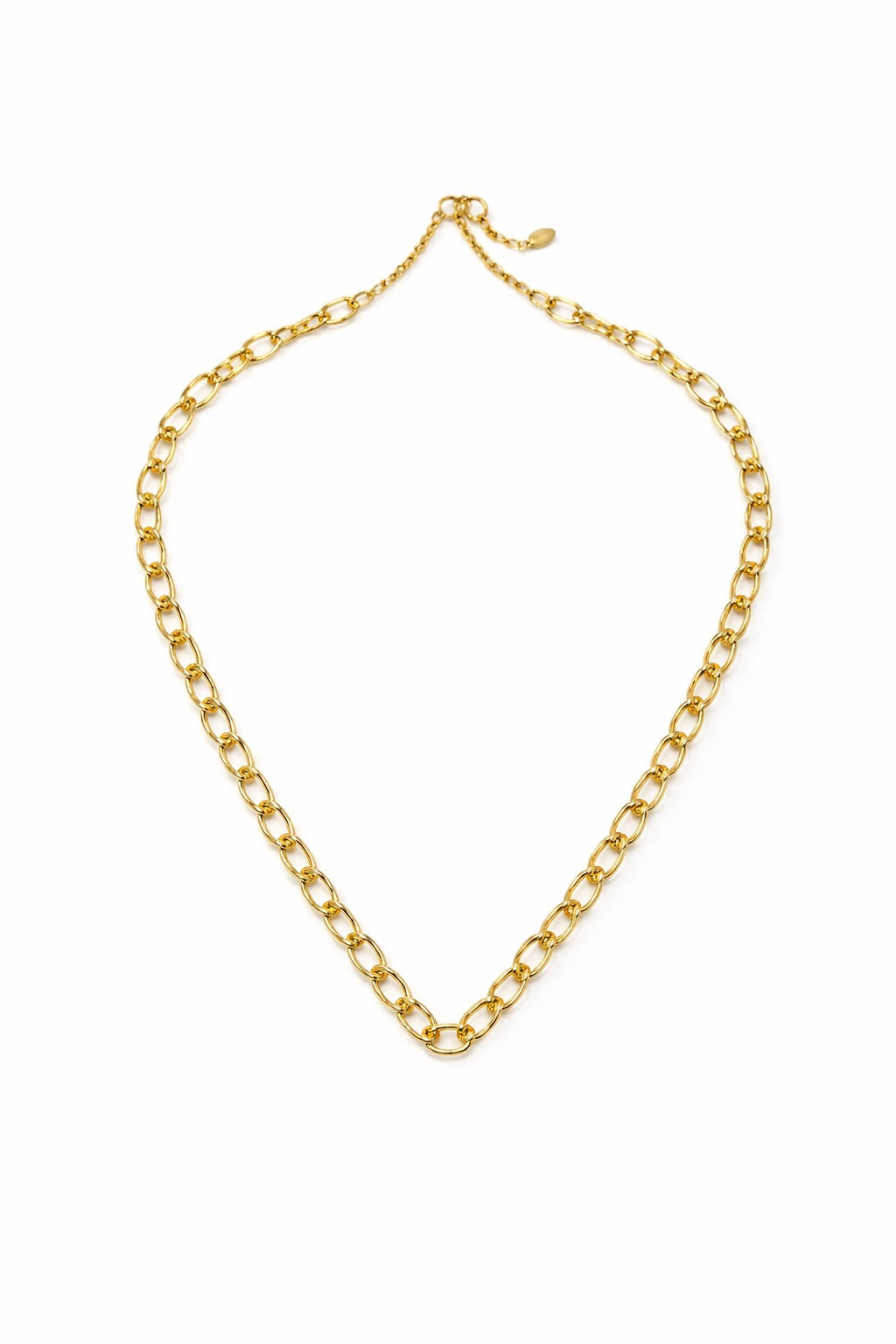Gouden Schakelketting – Stainless Steel