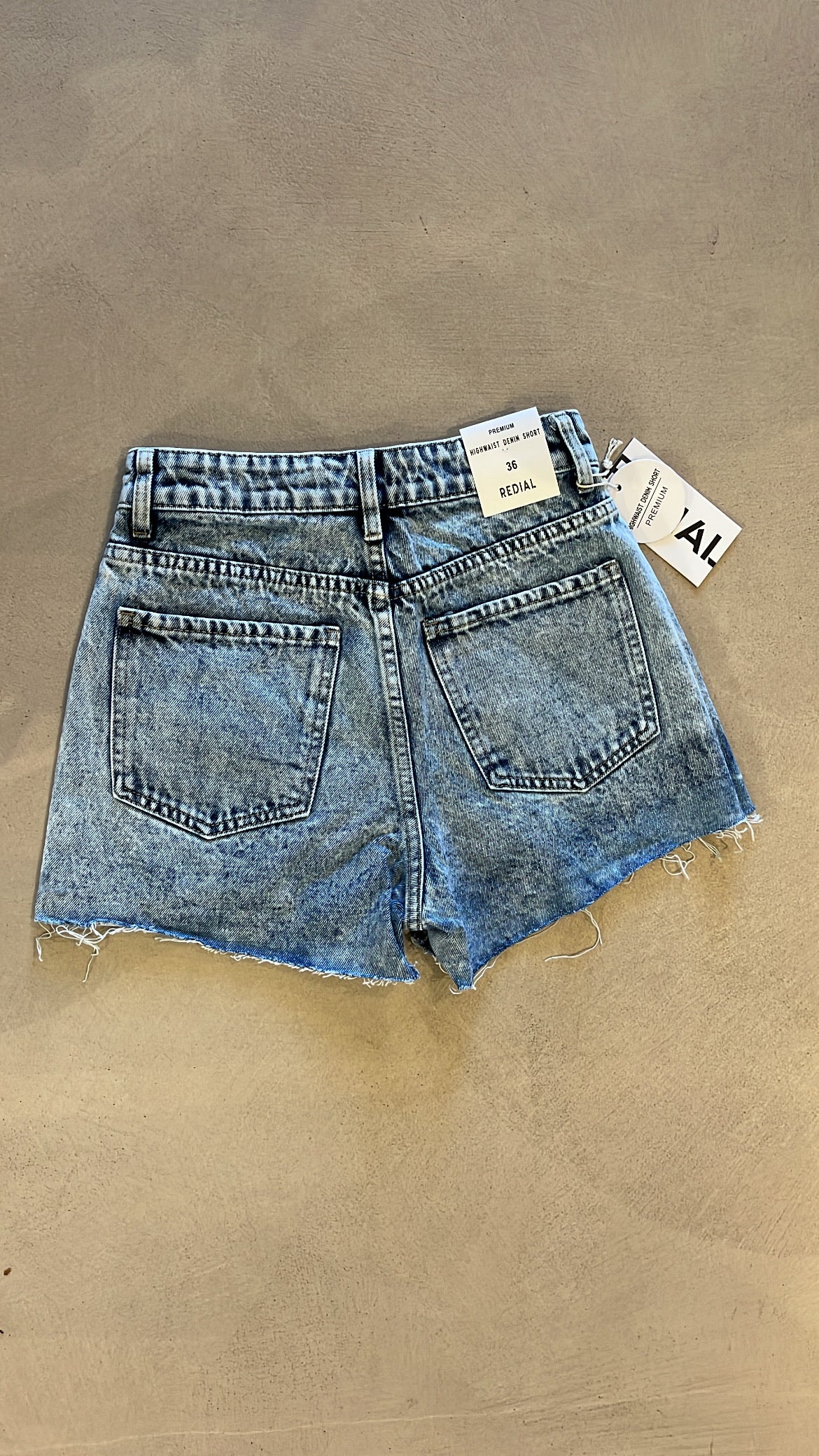 Lichtblauwe Denim Short | Redial