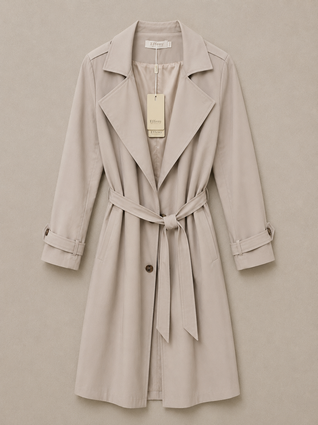 Beige Trenchcoat Dames | Effeny
