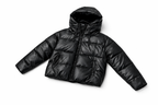 Zwarte Puffer Jas met Capuchon |Trendy Winterjas