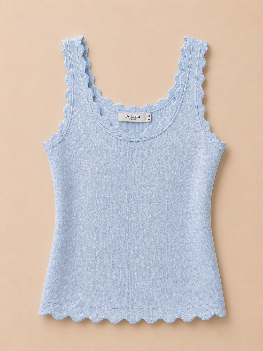 Lichtblauwe Kartel Top | By Clara
