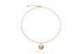 Stainless Steel Gouden Smiley Ketting | Waterproof Dames Ketting