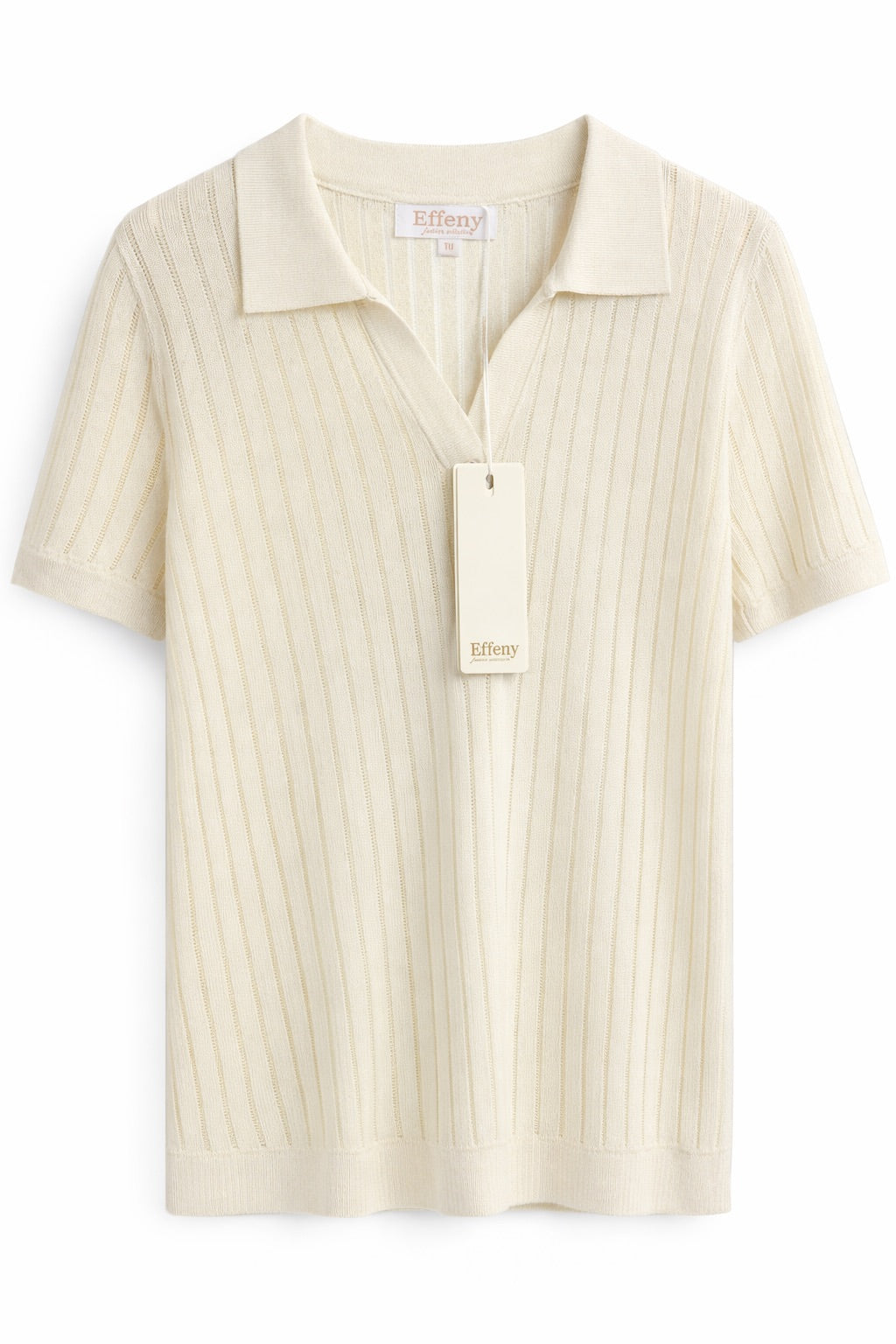 Crème Rib Polo | Effeny