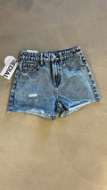 Lichtblauwe Denim Short | Redial