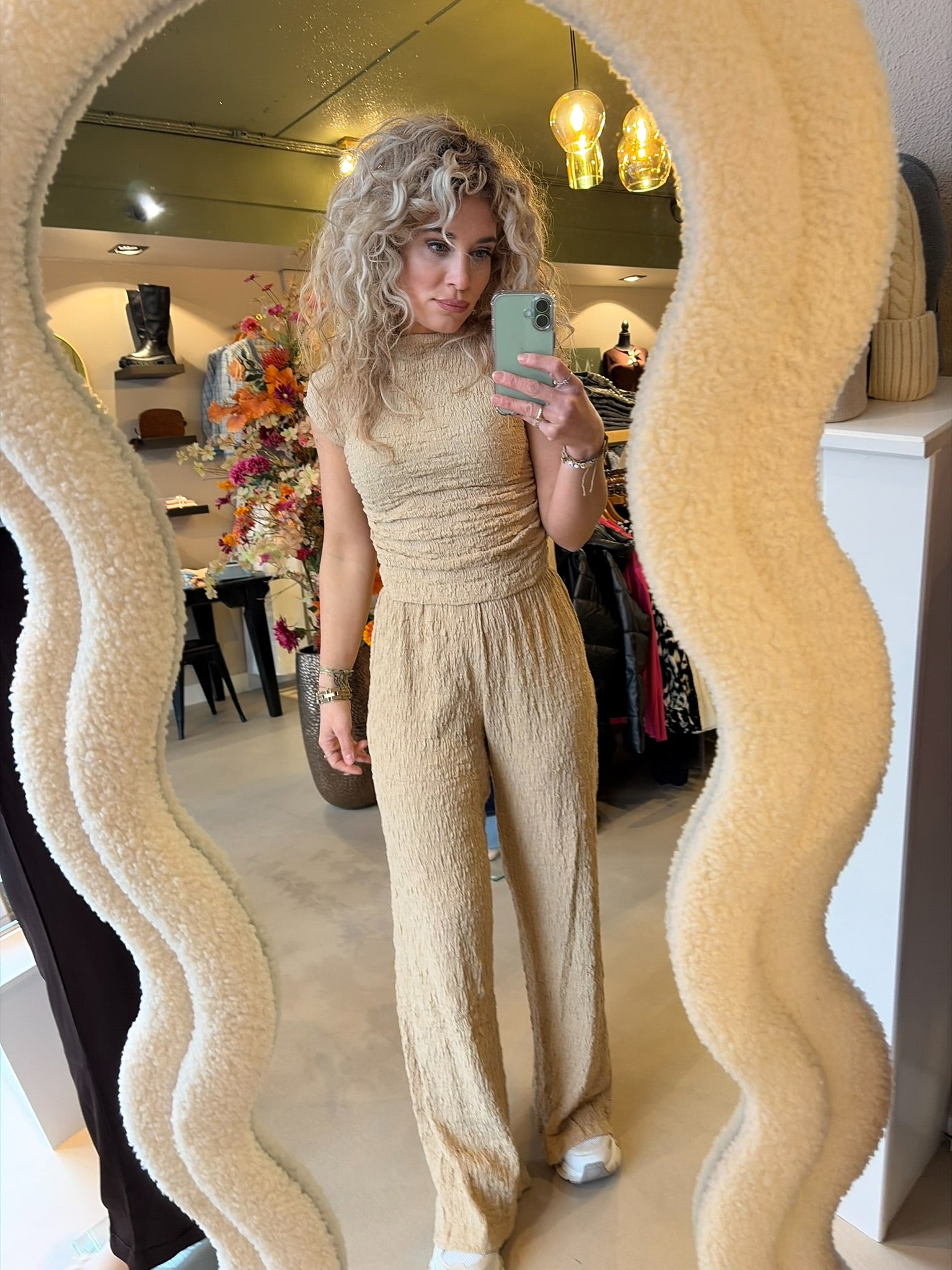 Dames Set met Top en Broek | Comfortabele Co-ord Set