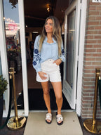 Blouse gestreept | By Clara