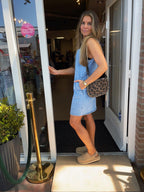Lichtblauwe Denim Jurk | Redial