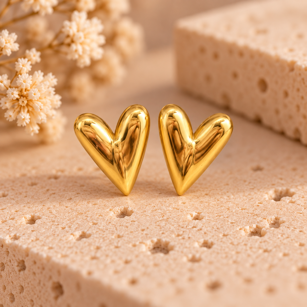 Oorknopjes goud stainless steel | diverse soorten