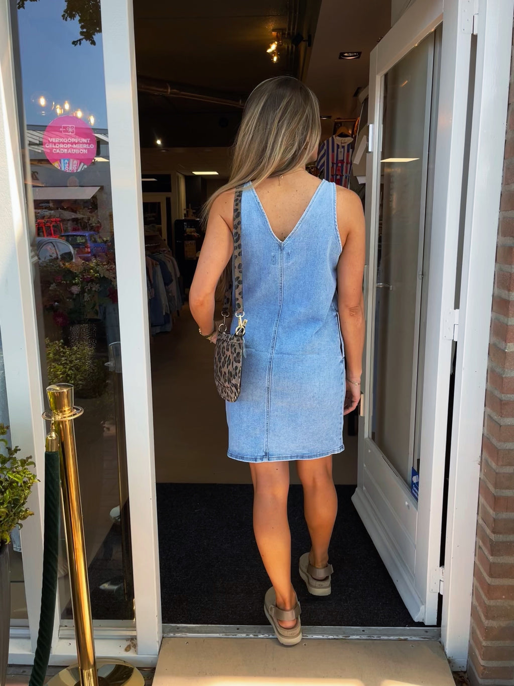 Lichtblauwe Denim Jurk | Redial
