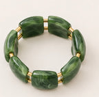 By Shir Statement Armband Green