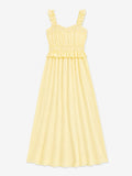 Gele maxi jurk| Effeny