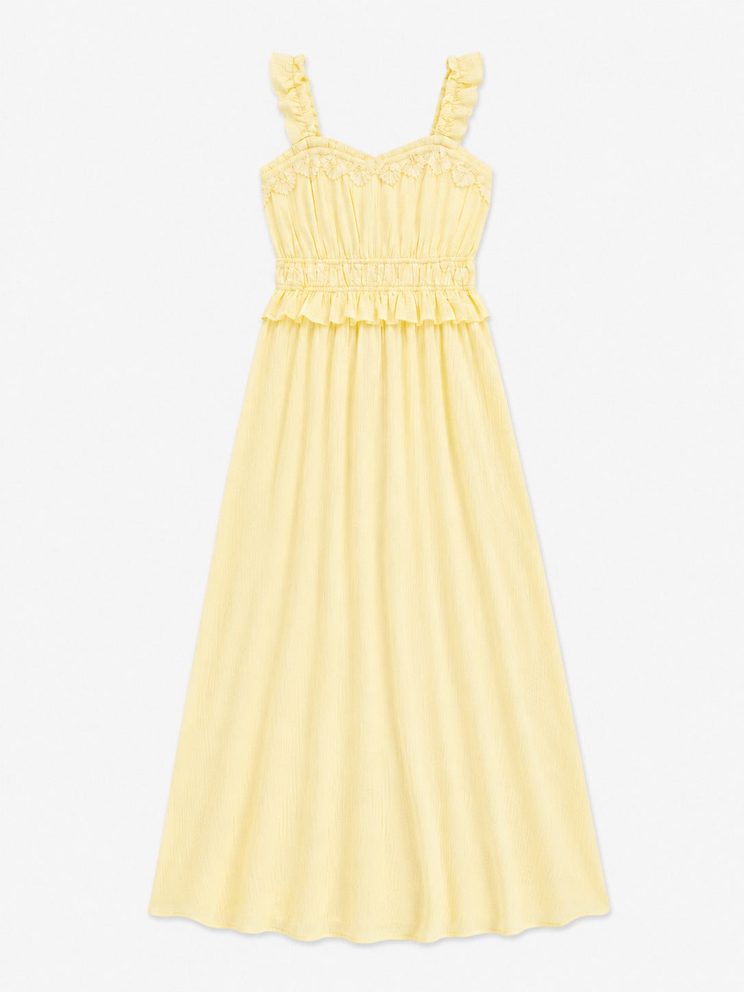 Gele maxi jurk| Effeny