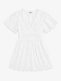 Broderie jurk | Wit