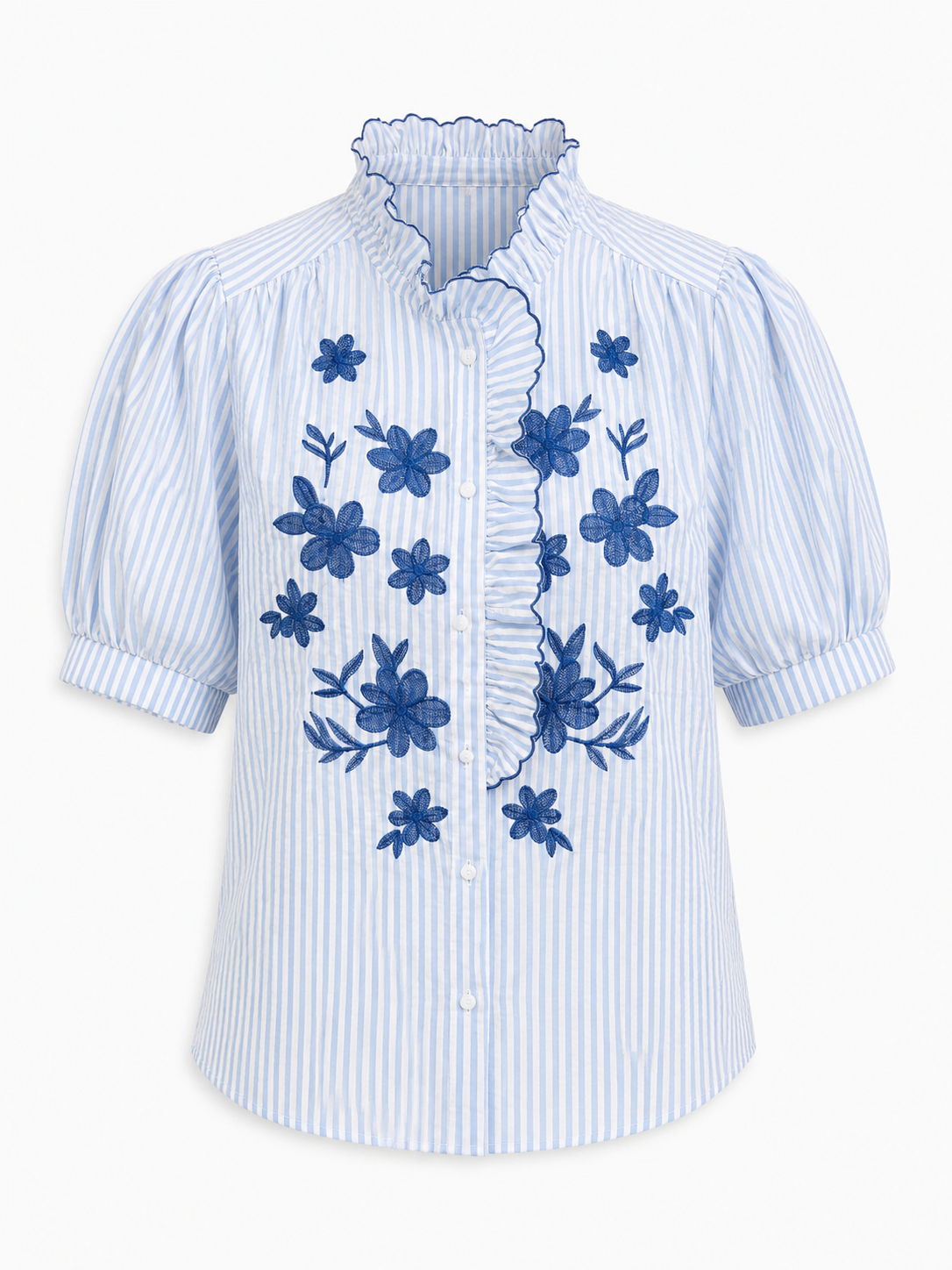 Bloemen blouse | Flamant Rose
