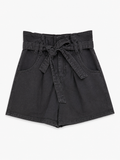 High waisted short met strik ceintuur | Redial