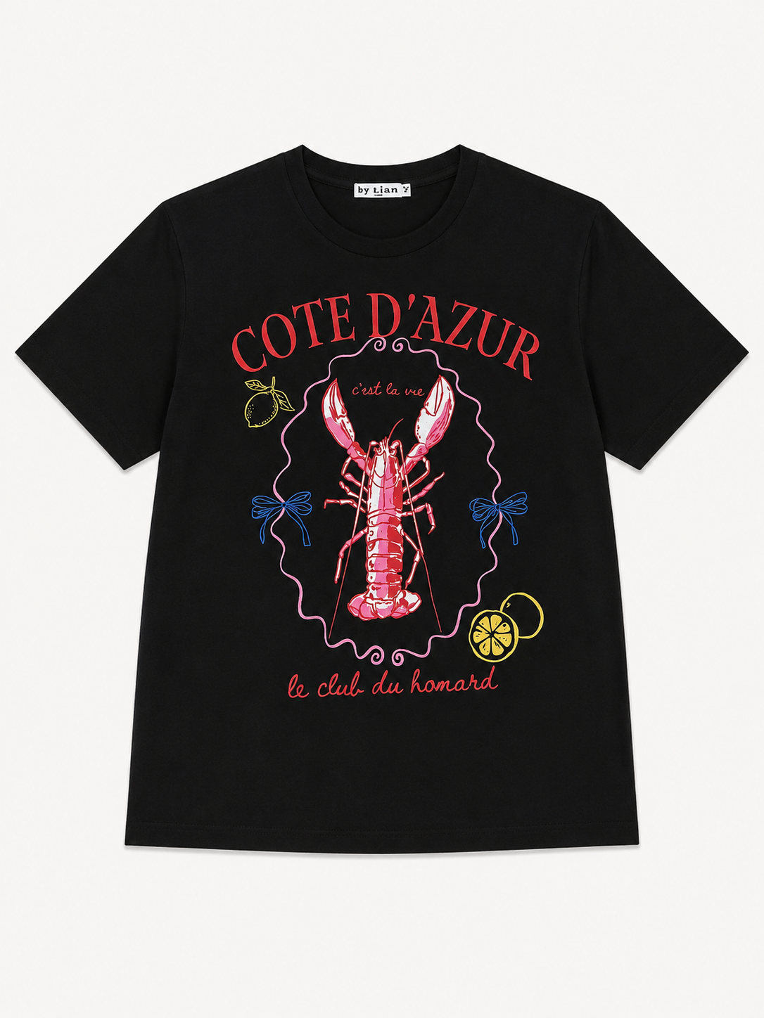 Côte d’Azur T-Shirt Zwart