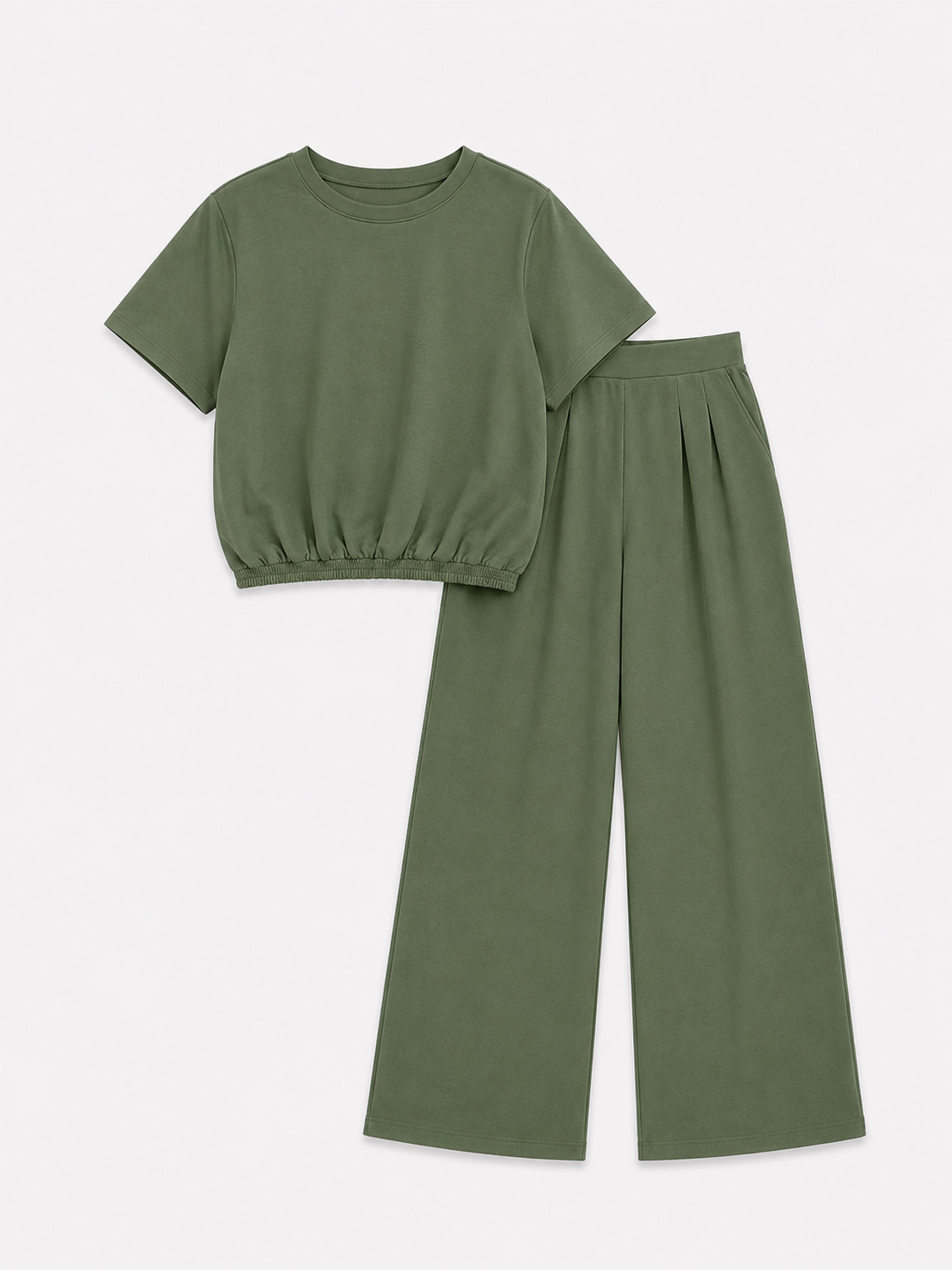 Olive lounge set | Willy-Z Fashion
