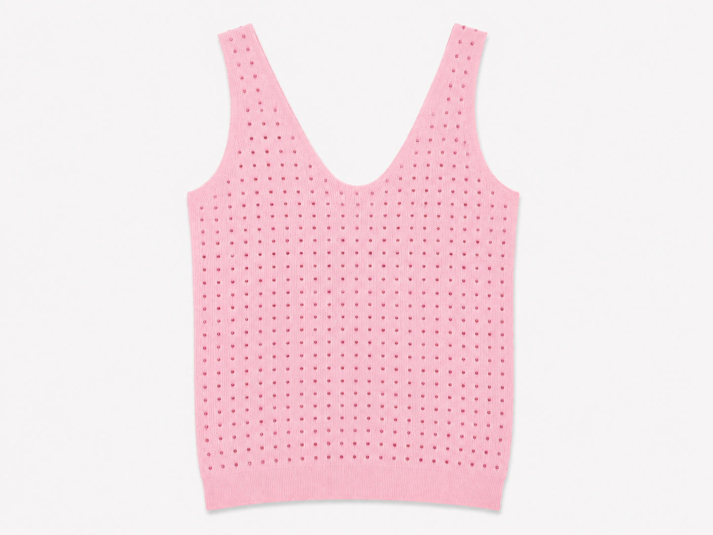 Roze top met steentjes | Mooshi