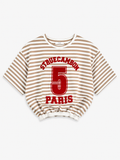 Gestreept Cropped T-Shirt Paris