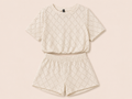 Creme Two Piece Set met Broekje | Willy-Z