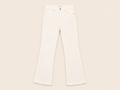 Witte flaired jeans | Queen Hearts
