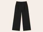 Classic Wide Leg Pantalon Zwart | Drôle De Copine