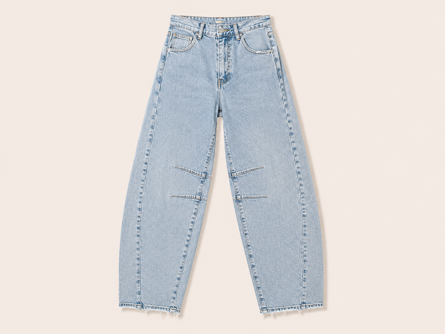 Light Blue Balloon Jeans | Queen Hearts