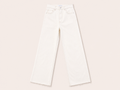 Off White Wide Leg Tall Jeans | Queen Hearts