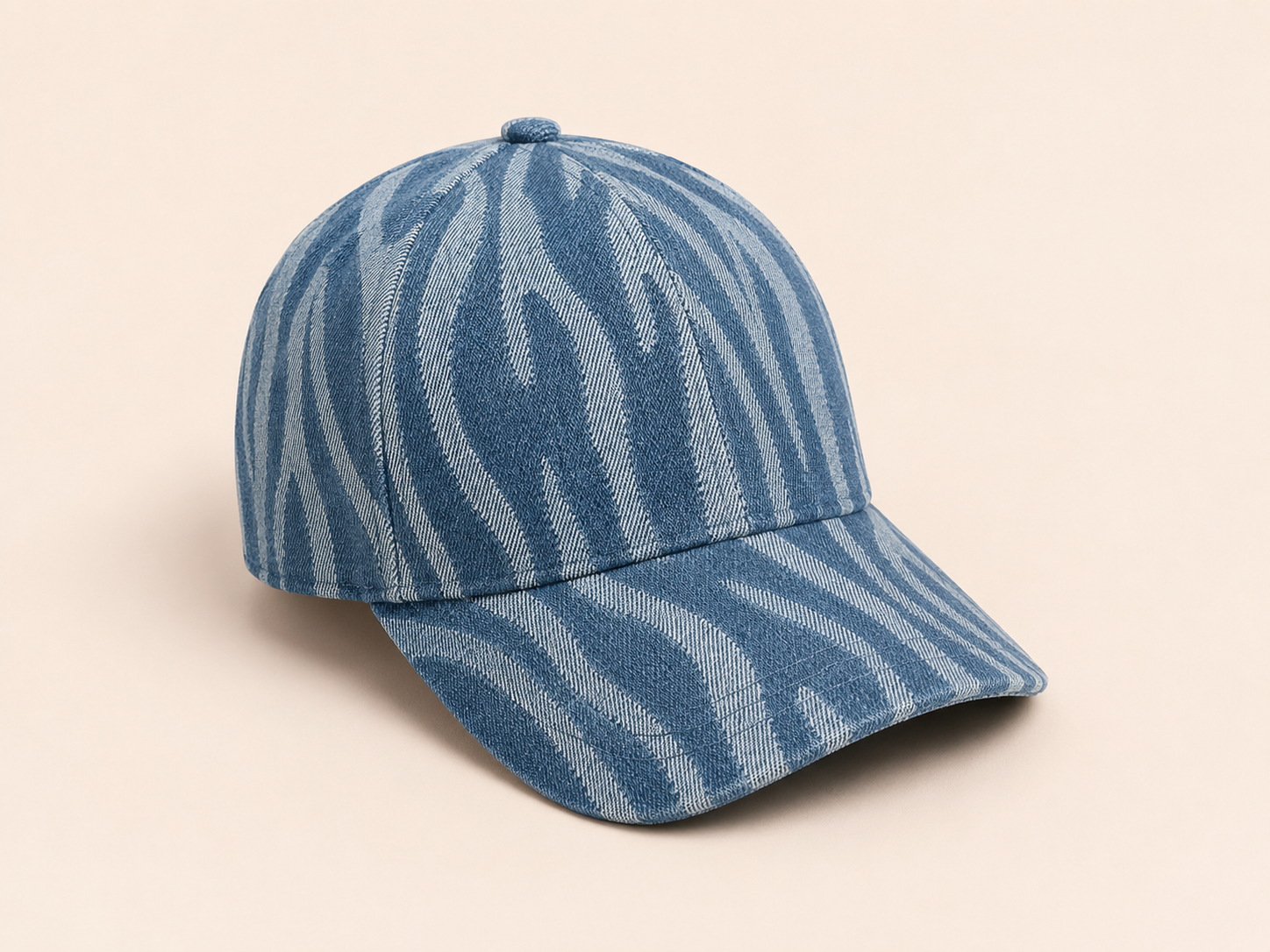 Denim Zebra pet | Blauw