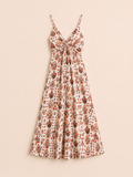 Maxi zomerjurk met Bloemenprint | Estelou