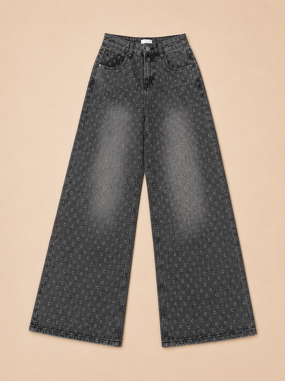 Wide Leg Jeans met Strass | Kate