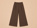 Wide Leg Pantalon Chocolate Brown | IVIVI Paris