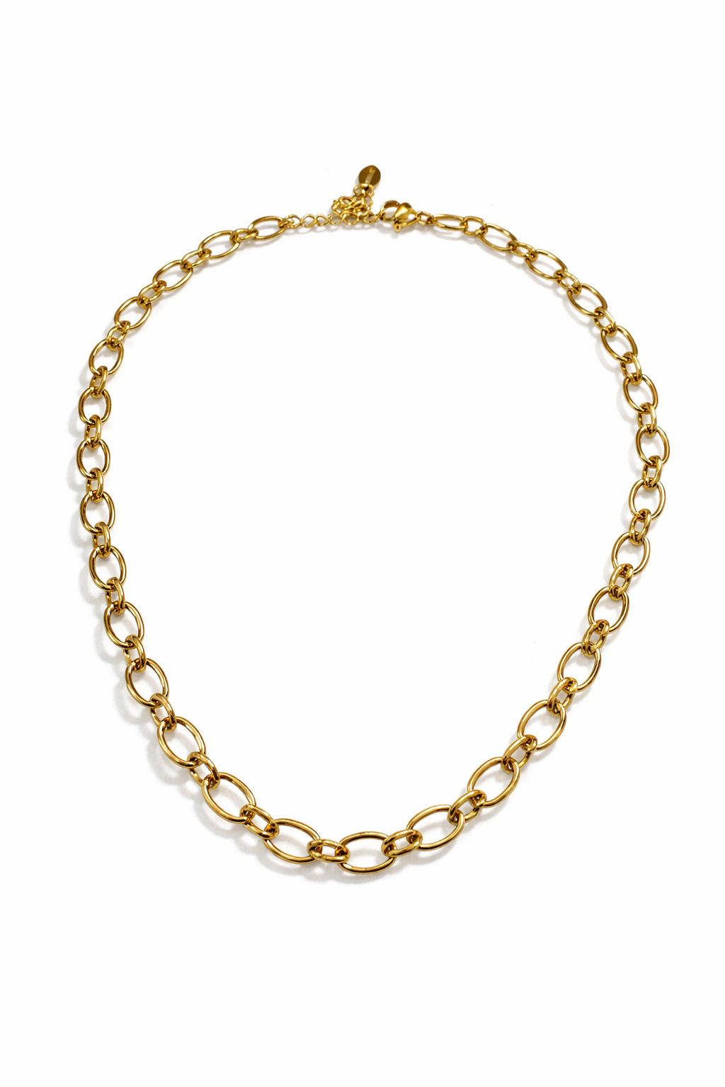 Stainless Steel Gouden Schakel Ketting | Waterproof Statement Ketting