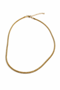 Stainless Steel Gouden Box Chain Ketting | Waterproof Minimalistische Ketting