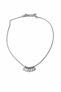 Stainless Steel Zilveren Ketting met Muntjes | Waterproof