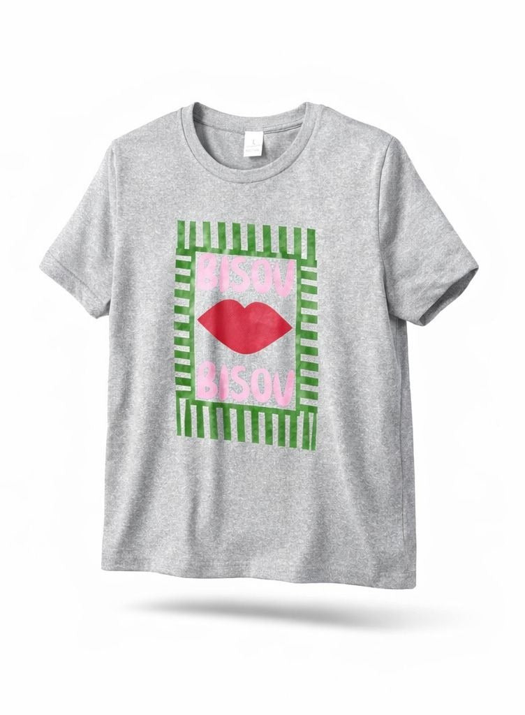 T-shirt dames Bisou | jeans shirt kus