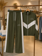 Rive Gauche Track Set | Khaki & Ecru