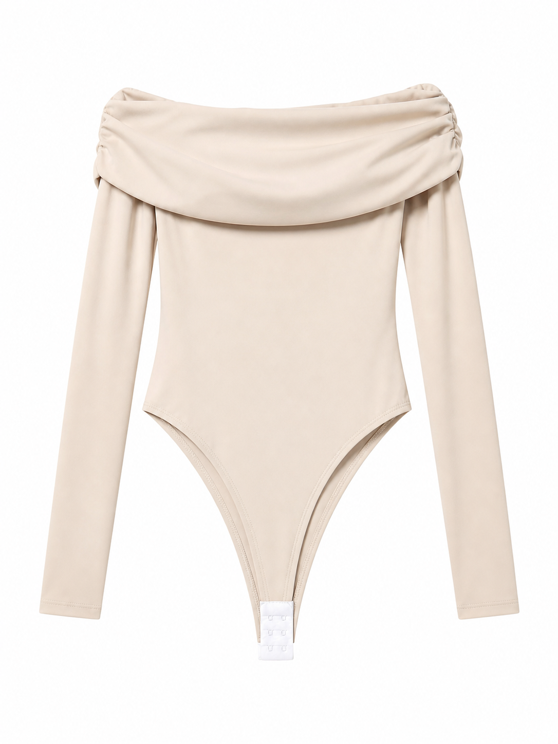 Beige off- schoulder body | Copperose Paris