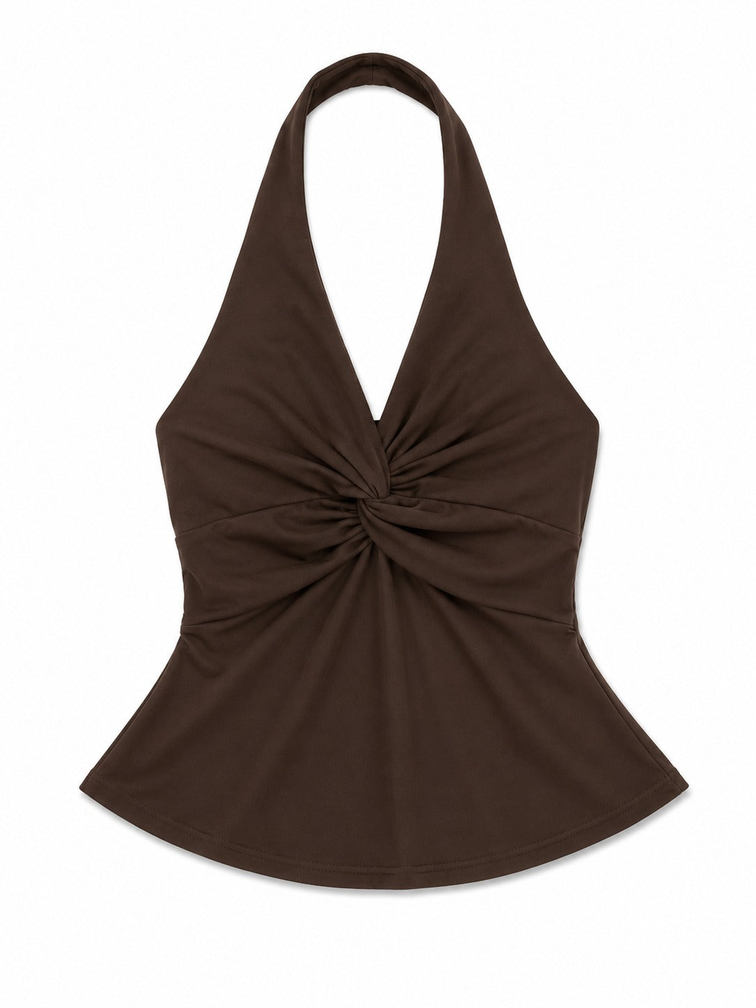 Haltertop bruin | Drôle de Copine Paris