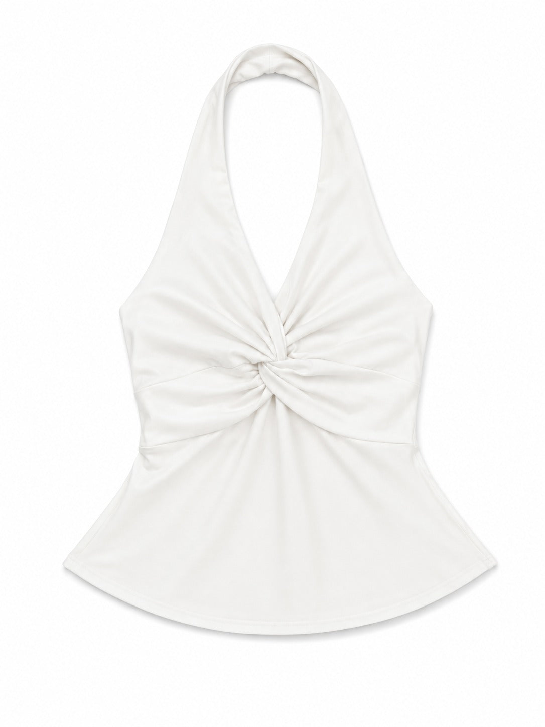 Haltertop wit | Drôle de Copine Paris