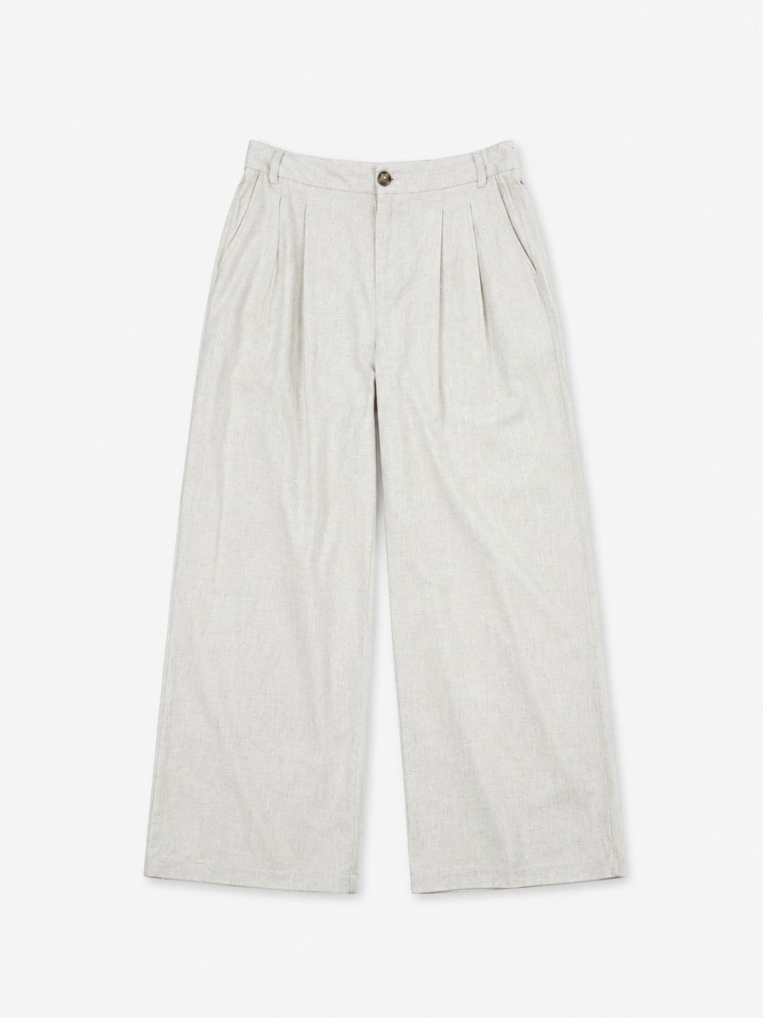 Linnen pantalon | Beige