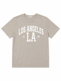 Oversized t-shirt LA | Beige